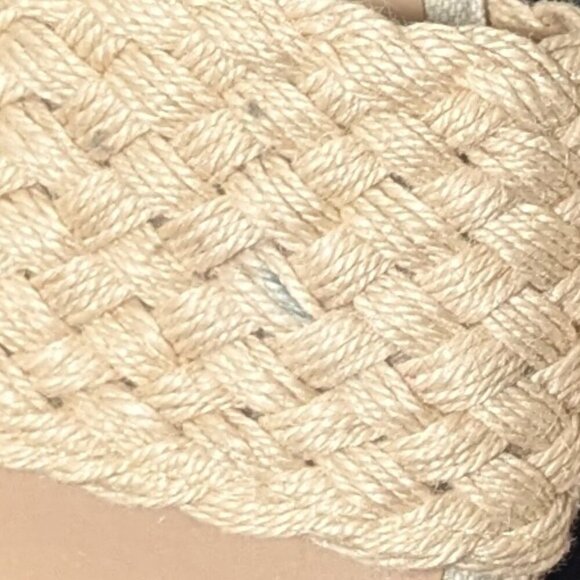 Torrid Jute Raffia Woven Platform Slides W 7 - Picture 9 of 10